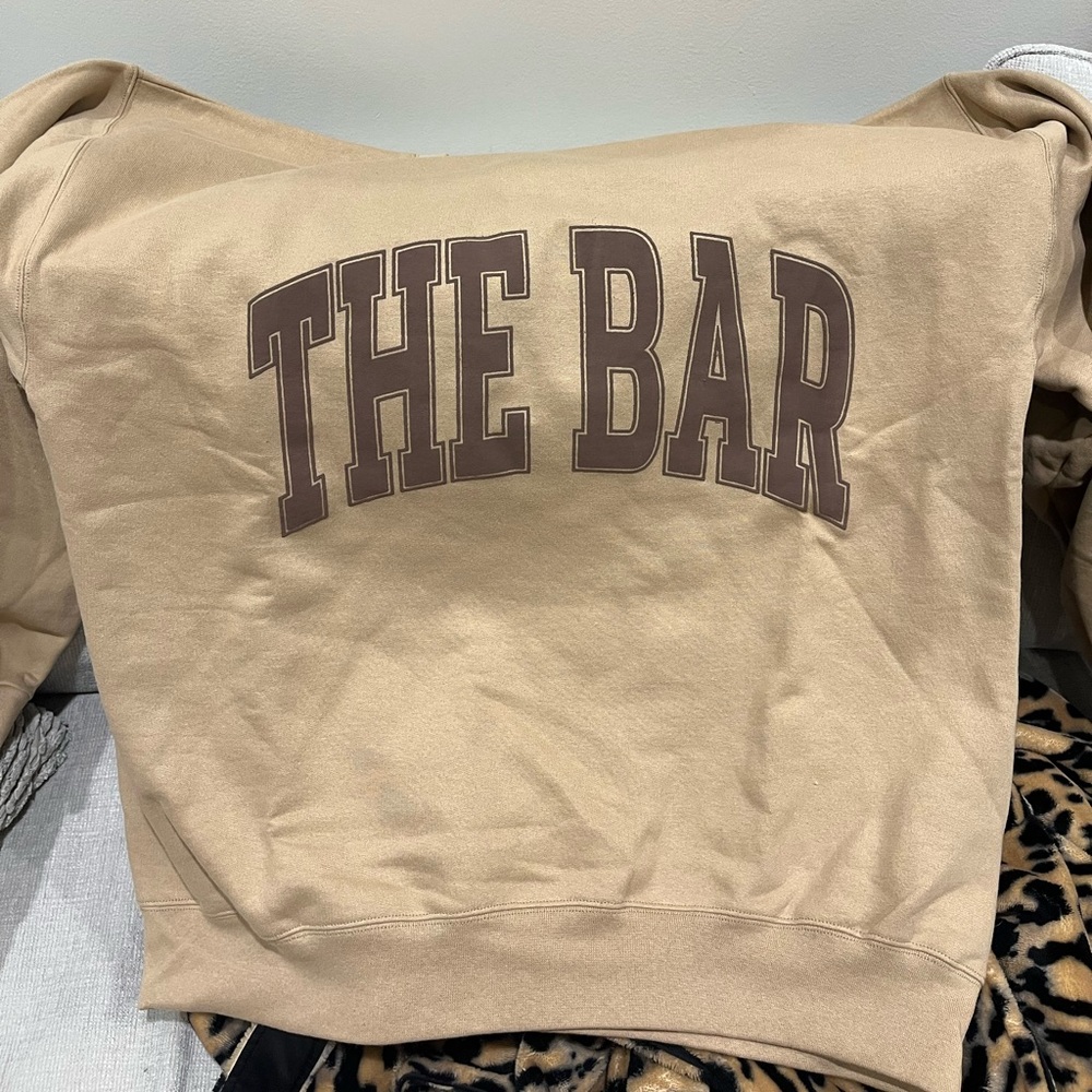 THE BAR varsity sweatshirt